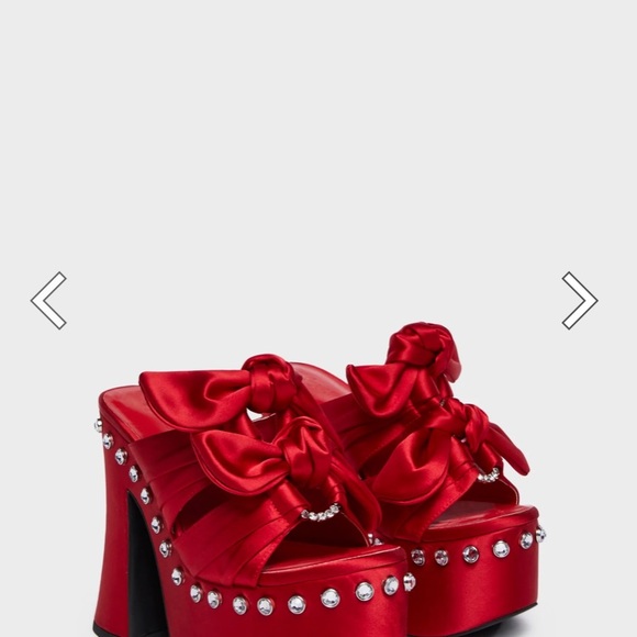 Red mules - Picture 2 of 3